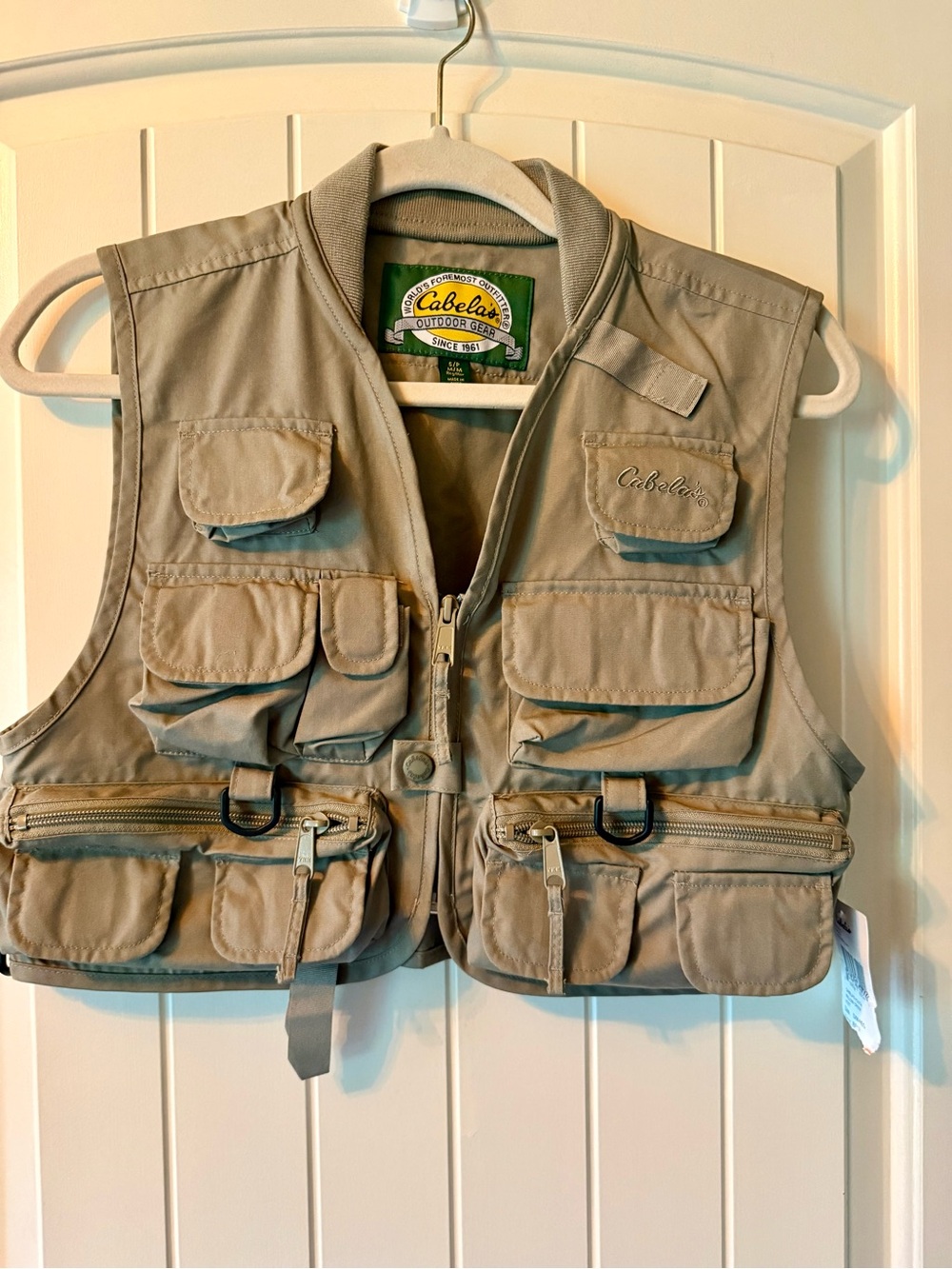 Vintage Y2K Cabela's Kids Outdoor Utility Vest- NWT